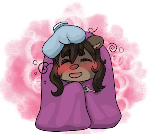 Sick marshmallow by MsMirabelle