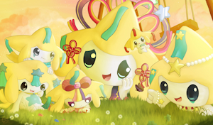 Plenty of Jirachi Bullying Redsy! by boolerex