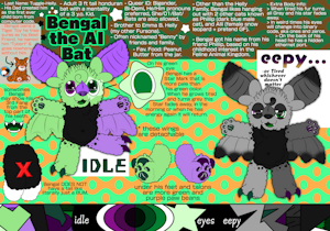Bengal the Fluffy Bat 4.0 (Sona UPDATE) by BengalBatEmmaKat