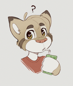 A Lynx Boy and his Juicebox by skidoo