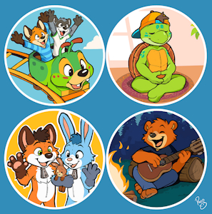Merit Badges by pandapaco