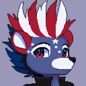 Sams animated pixel portrait by jamesfoxbr