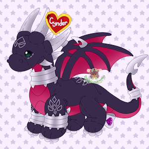 Cynder Beanie Baby by dandyliondreamer