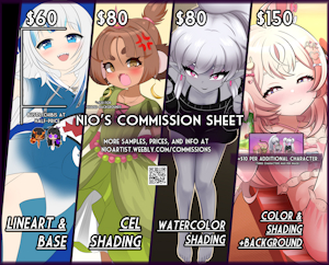 Commission Sheet (CLOSED) by NioFloofArtist