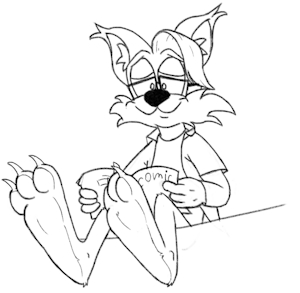 Nerdy Bubsy by AlleyDraws