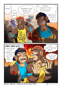 MONKIN x MONKIN : Who will win the TOP! [1] by desfrog