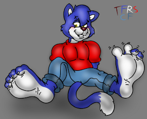 Blues Kitty Toes by TheRedSkunk