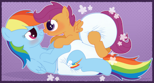 ScootaDash Fluff~ by Tenerius