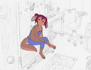 Allie's Bedroom by Tavvycat