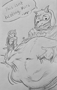 That's not healing, Kris by BlubberBuck
