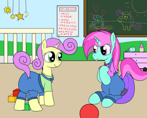 Potty time overalls 1 by mucky