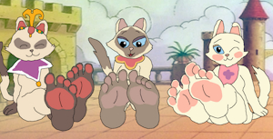 Chinese Siamese Paws by TheArtofMixy