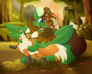 Pine Meets Fink and Brightbill by FcukADcuk