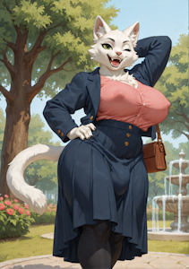 Marshmallow's Park Pic by HeartlightMeadow