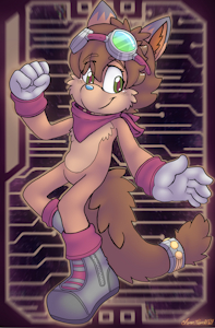 Chawry The WolfDemon!! by CharryMuckyPup
