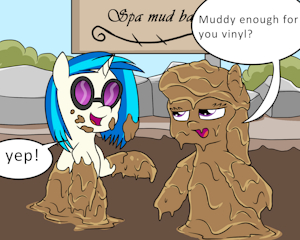 Vinyl And Octavia At The Mud Spa 5 by mucky