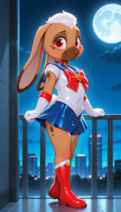 Bunny moon by Minibit