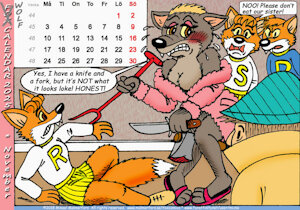 Fox Calendar 2025 - November by Micke