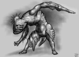 Iteration 01 by TriasTheDinoArtist