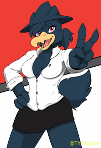 Emmy the murkrow by TheVgBear