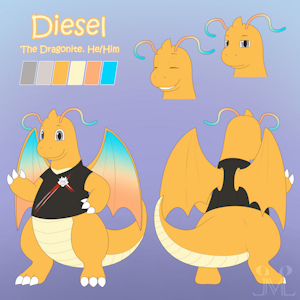 Diese the Dragonite | Comm by JMLuxro