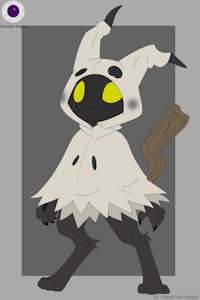 Shiny Mimikyu Anthro Adopt-CLOSED by ChaosEye