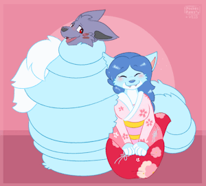 (Animated!) Tail Embrace by PocketPaws