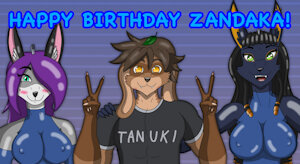 Happy Birthday Zandaka by CrunchyGears17
