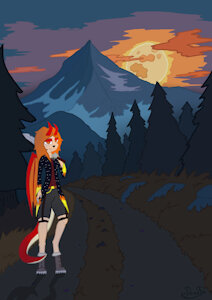 Dragon moon by DearFox