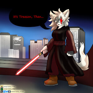 Gift For SpookiCookieBox - It's Treason, Then... by SinisterSlyFox