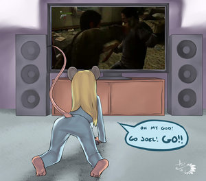 Sierra Playing The Last of Us by ShinyMelanie