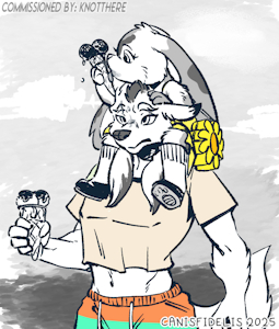[COMMISSION] Away for Holly's Day by CanisFidelis