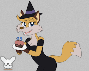 BDay GiftArt - Rosa the Fox by KendraEevee