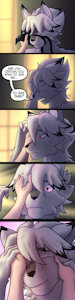 The mask comes off during cuddling. by TrashBadger