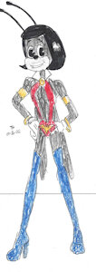 HOUSE OF HORRORS 25 Blossom as Vampirella by Godzilla713