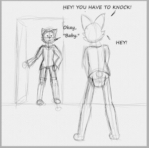 Gotcha (sketch) by LegionSilv