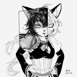 Inktober '25 #01 by GOGOGREY