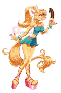 summer dog ADOPTABLE by NoriNoir