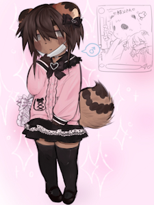 Jirai Tanuki by picopicopuyopuyo