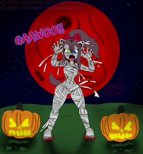 Lolitober/Loliween 1: Ami the Mummy! by MasterStevo31