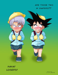 Goten and Trunks - Back to Preschool (From 7/16/2021) by EmperorCharm