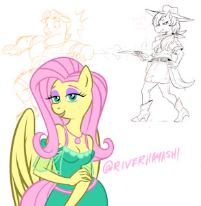 Fluttershy by riverhayashi