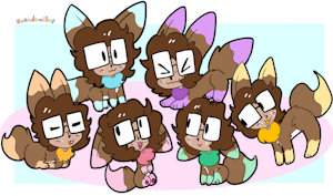 Pack of sphinx kits by Jeredoodles