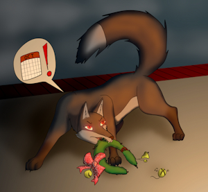 Foxtober Day 18 - Wreath by norvilion