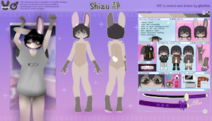 Shizu OC reference sheet by glimfox
