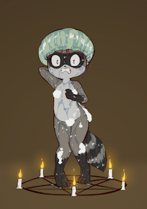 Rebecca had been summoned while taking a shower. by SamanthaIndigo