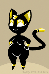 [Sketchbook] Black and gold by EthanQix