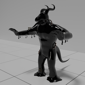 Goo Dragon (SFW Version) by AlphaFenrir