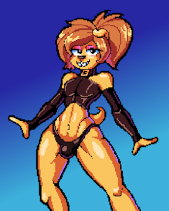 Pixel art dongitos Femboy by anonblonemon