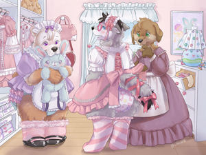 The princess' dressing room by Loupy